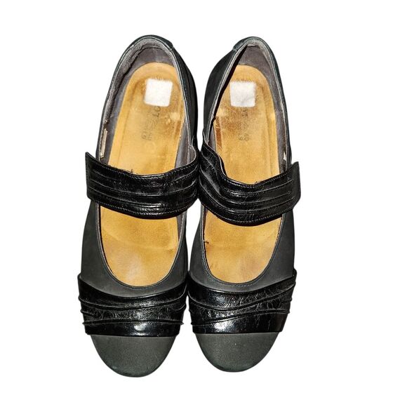 NAOT Attitude Black Suede Leather Mary Jane Heels Shoes Size 40 9.5 - Picture 5 of 5